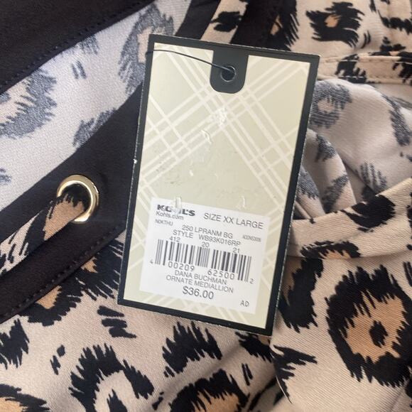 Dana Buchman leopard Shell Neck
Grommets Top - Picture 9 of 11